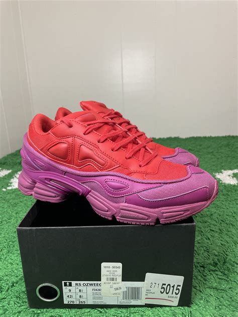 red raf simons shoes|raf simons ozweego pink.